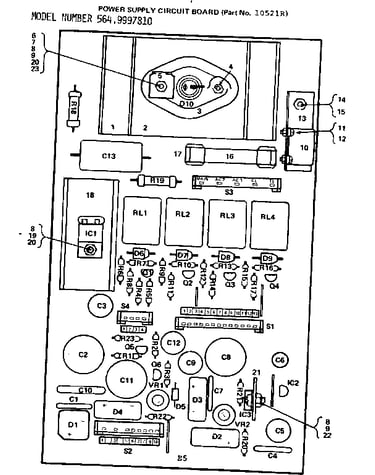 Power supply circuit board
