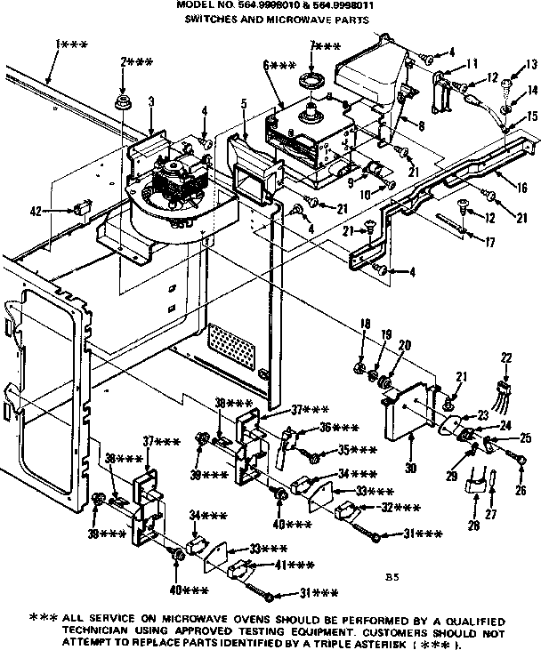 Switches and microwave parts