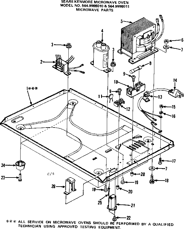 MICROWAVE PARTS