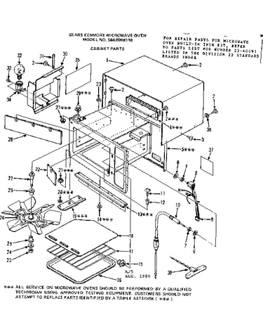 Cabinet parts