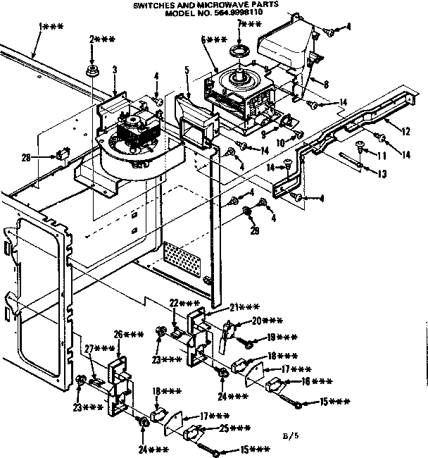 Switches and microwave parts