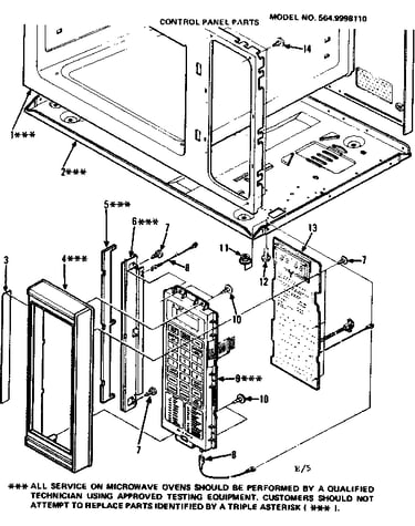 Control panel parts