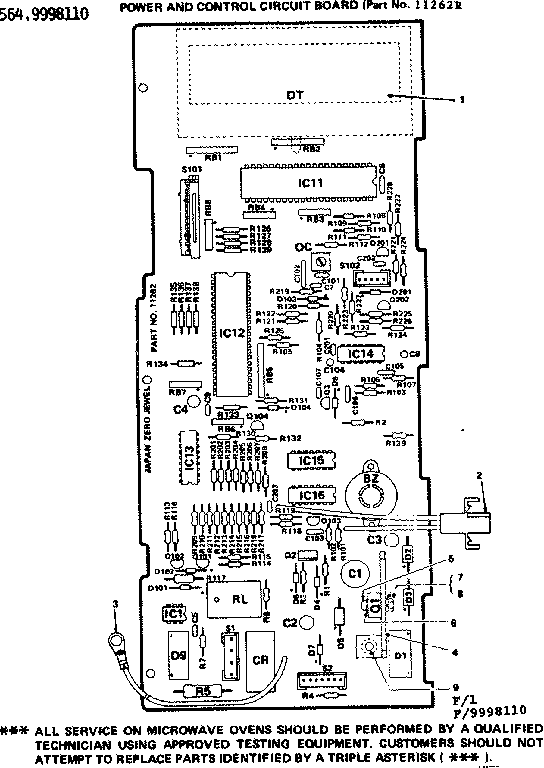 Power and control circuit board