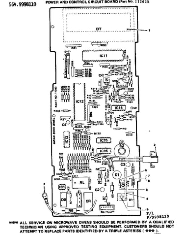 Power and control circuit board