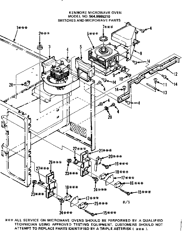 Switches and microwave parts