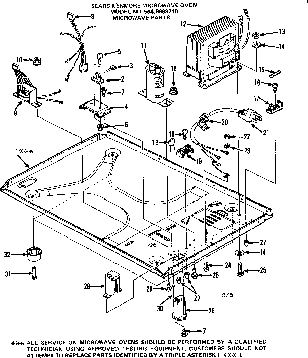 MICROWAVE PARTS