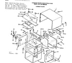 Kenmore 5649998280 convection oven/cabinet parts diagram