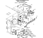 Kenmore 5649998280 convection oven/switches and microwave parts diagram