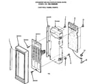 Kenmore 5649998280 convection oven/control panel parts diagram