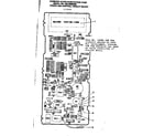 Kenmore 5649998280 convection oven/power and control circuit board diagram