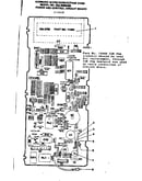 Convection oven/power and control circuit board
