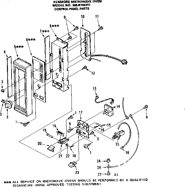 Control panel parts