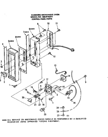 Control panel parts
