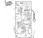 Kenmore 5658748310 power and control circuit board part no 11693r diagram