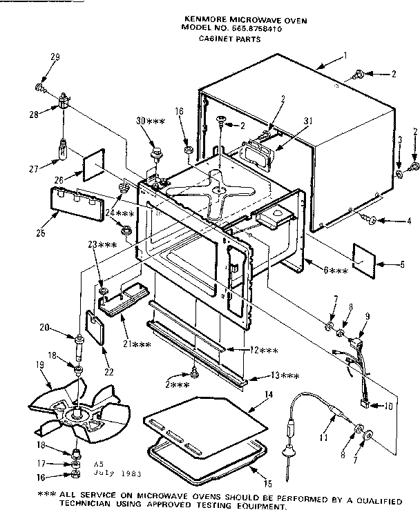 CABINET PARTS