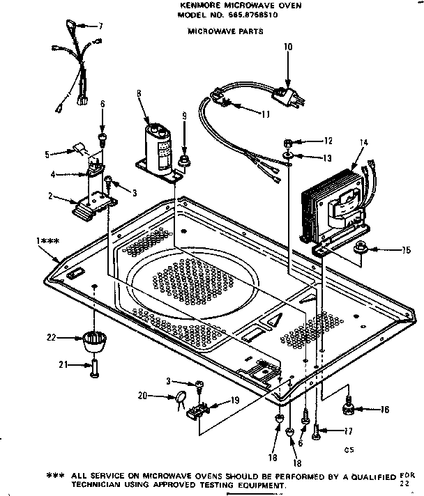 MICROWAVE PARTS