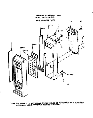 Control panel parts