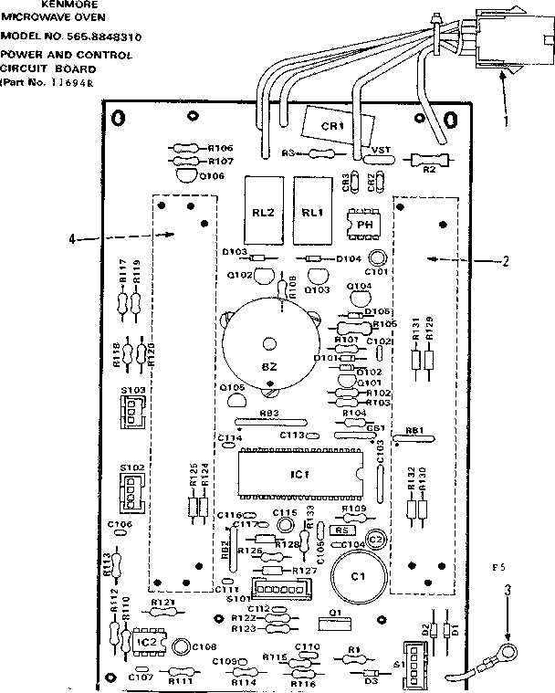 Power and control circuit board