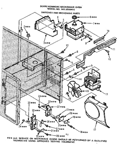 Switches and microwave parts