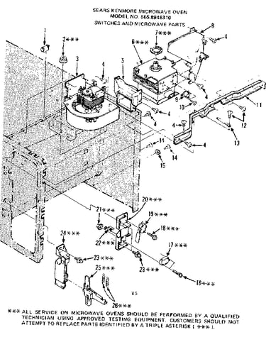Switches and microwave parts