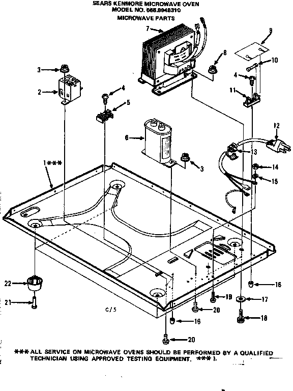 MICROWAVE PARTS