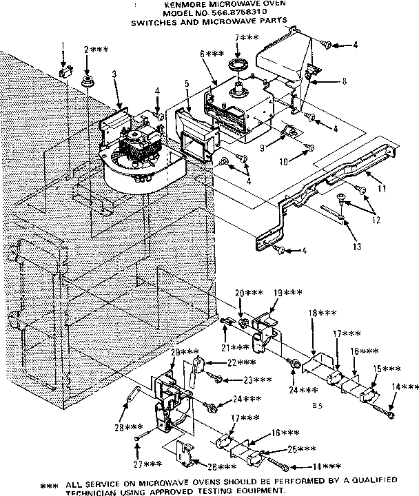 Switches and microwave parts