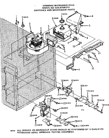 Switches and microwave parts