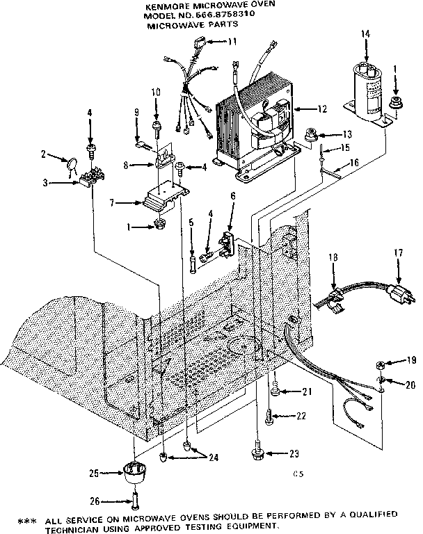 MICROWAVE PARTS