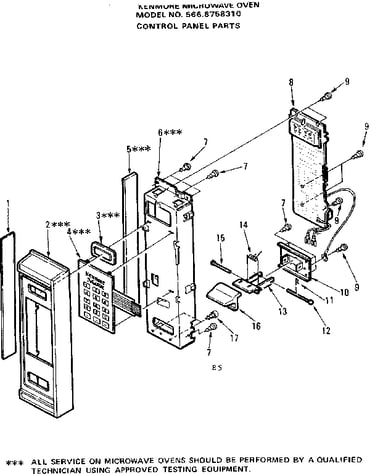 Control panel parts