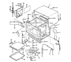 Kenmore 5668778310 cabinet parts diagram