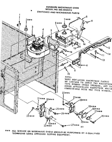 Switches and microwave parts