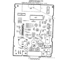 Kenmore 5668868410 power and control circuit board part no. 12356r diagram