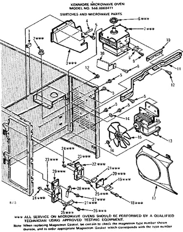Switches and microwave parts