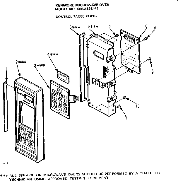 CONTROL PANEL PARTS