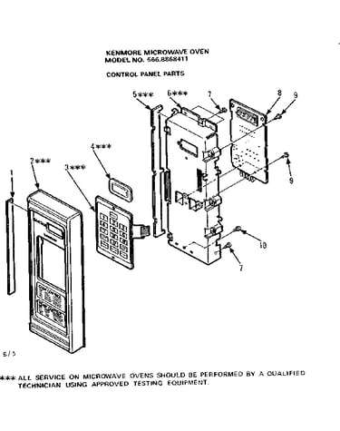 Control panel parts