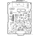 Kenmore 5668868411 power and control circuit board part no. 12356r diagram