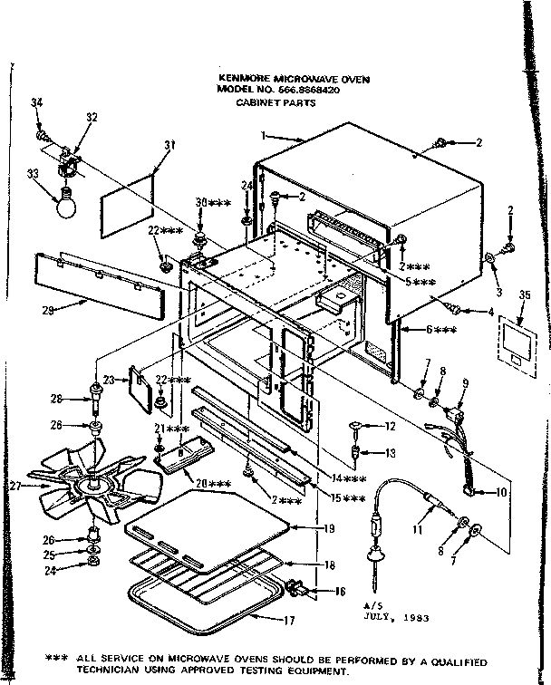 CABINET PARTS