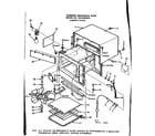Kenmore 5668868420 cabinet parts diagram