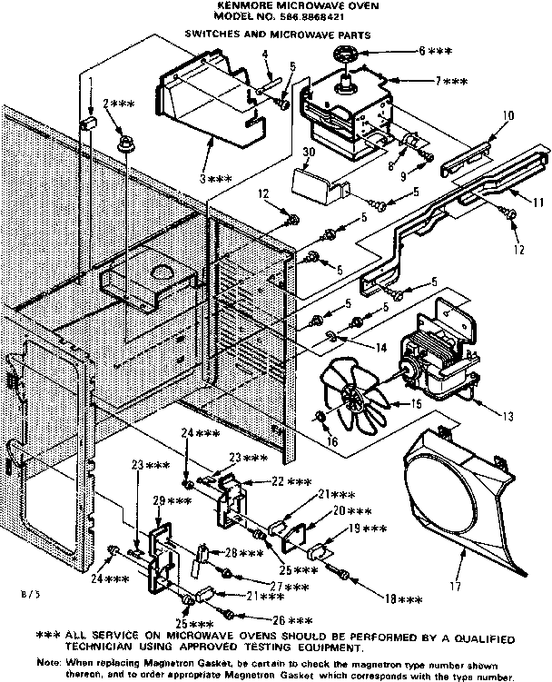 Switches and microwave parts