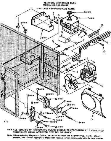 Switches and microwave parts