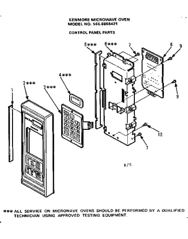Control panel parts