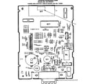 Kenmore 5668868421 power and control circuit board part no. 12596r diagram