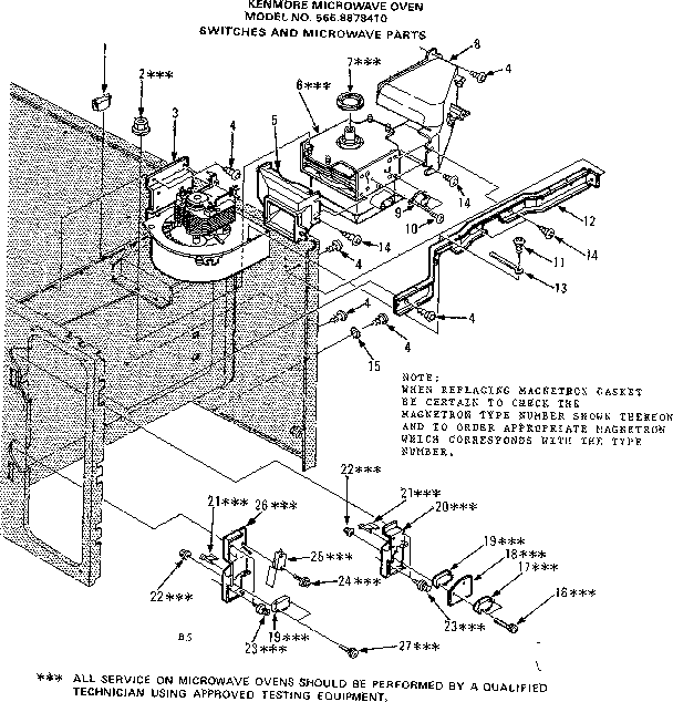 Switches and microwave parts