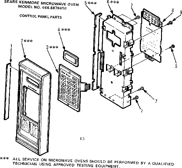 Control panel parts