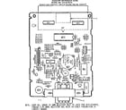 Kenmore 5668878410 power and control circuit board part no. 12355r diagram