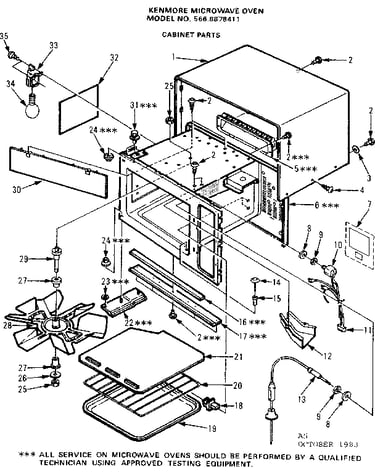 Cabinet parts