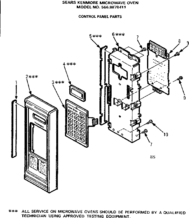 Control panel parts