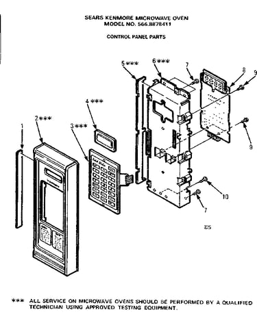 Control panel parts