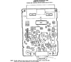 Kenmore 5668878411 power and control circuit board part no. 12355r diagram