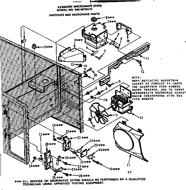 Switches and microwave parts